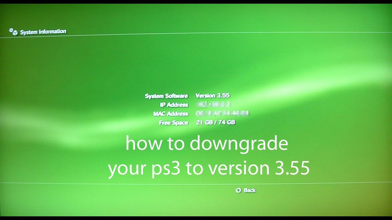 ps3 downgrade to 3.55 download